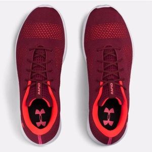 New Red Under Armour W Rapid LE Running Shoes
